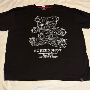 Screenshot Men's 3XL T-shirt Hipster Bear Urban Streetwear Hip Hop 139360